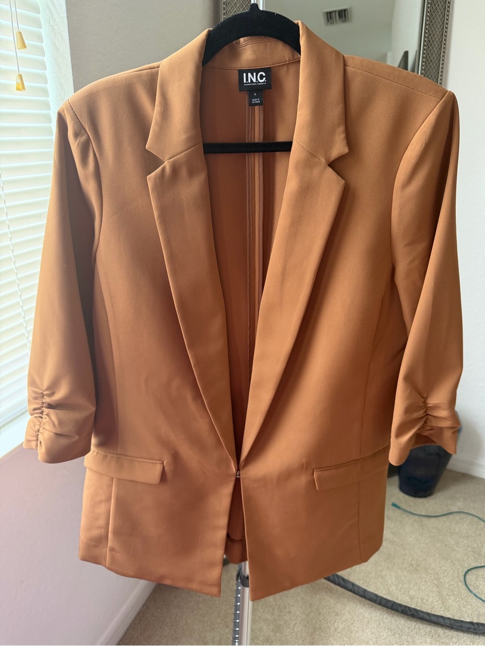 INC International Concepts Rust-Colored Women’s Tailored Blazer